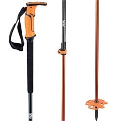 BCA Scepter Adjustable Aluminum Ski Poles