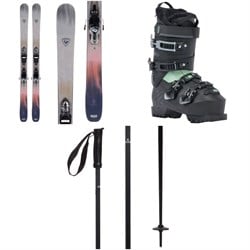 Rossignol Rallybird 90 Pro Skis ​+ Xpress 10W GW Bindings ​+ K2 BFC 75 Ski Boots - Women's ​+ evo Merge Ski Poles 2024